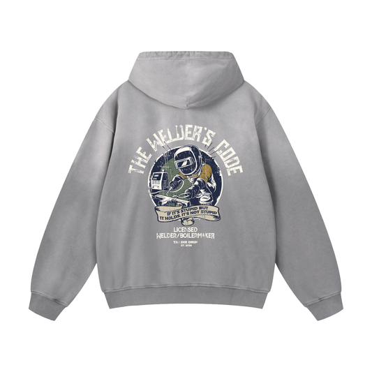 The Welder's Code Hoodie - Sunfade Edition