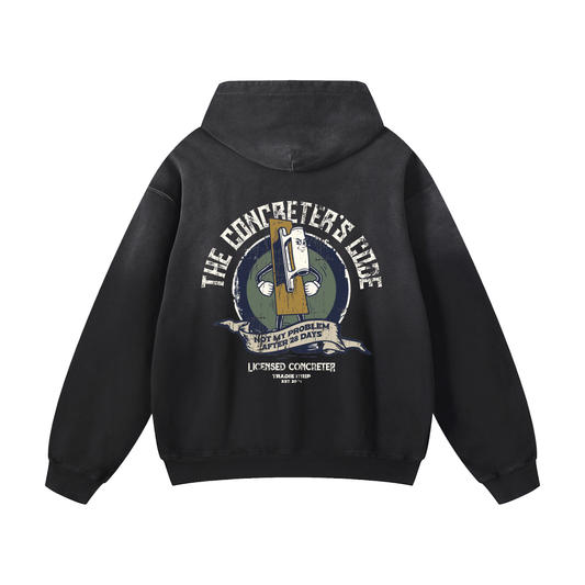 The Concreter's Code Hoodie - Sunfade Edition