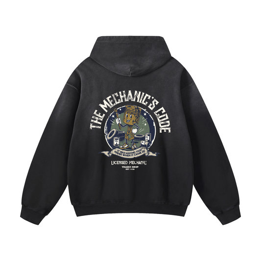 The Mechanic's Code Hoodie - Sunfade Edition