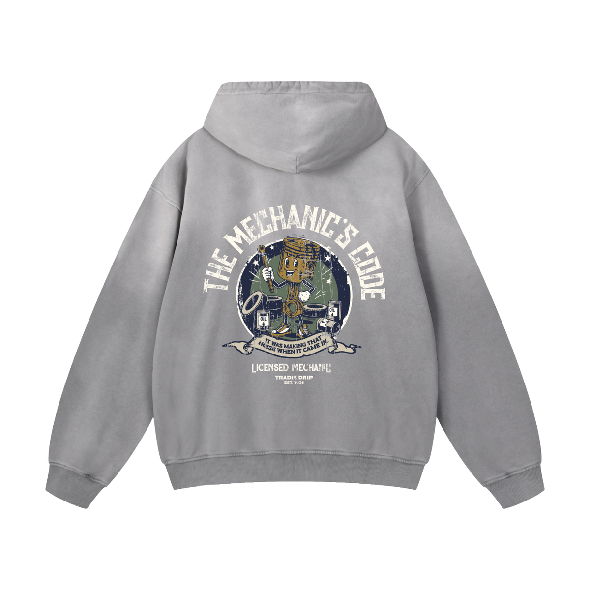 The Mechanic's Code Hoodie - Sunfade Edition