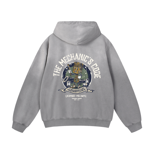 The Mechanic's Code Hoodie - Sunfade Edition
