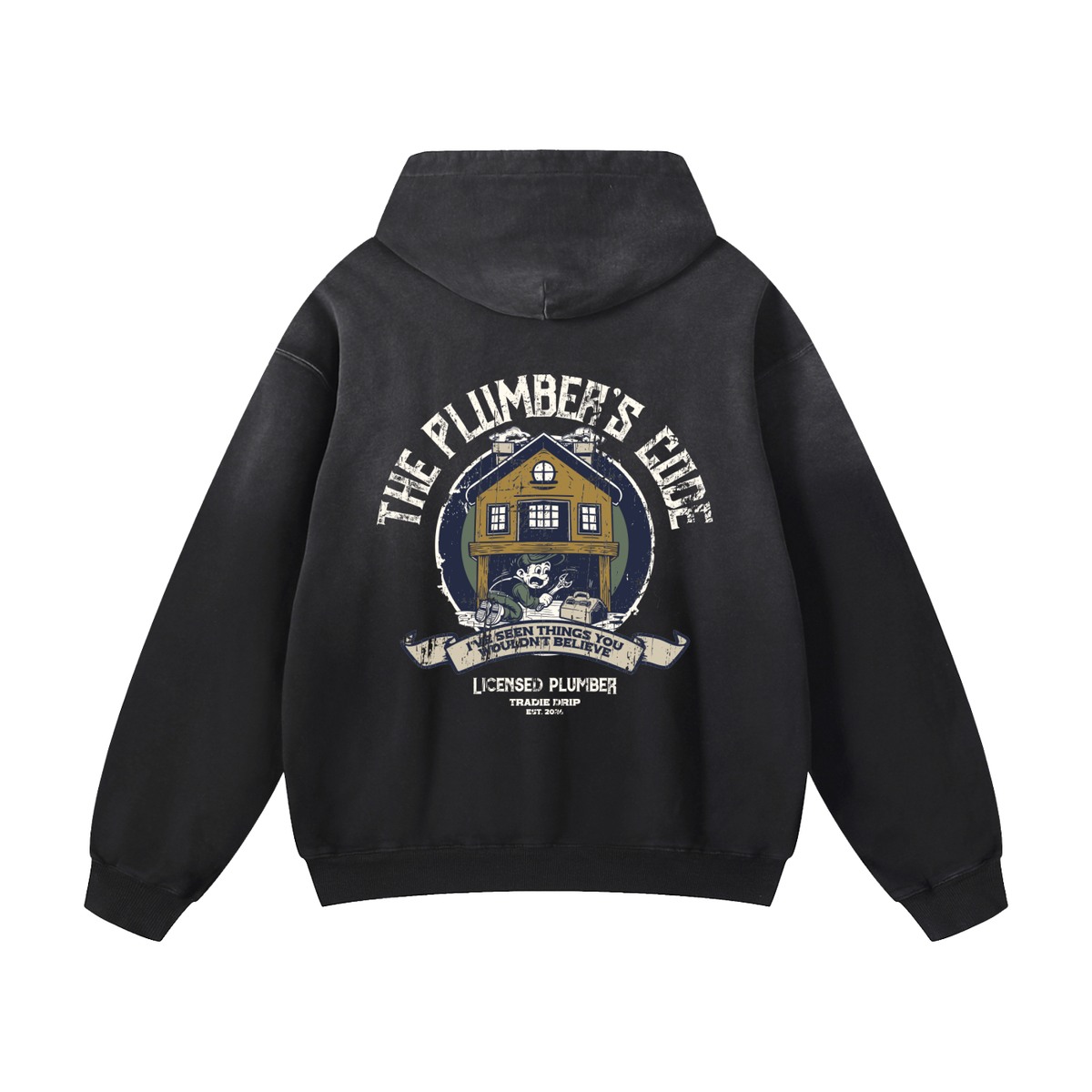 The Plumber's Code Hoodie - Sunfade Edition