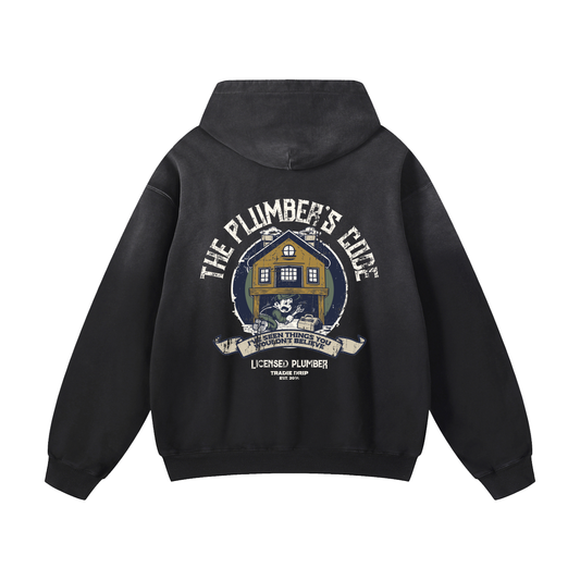 The Plumber's Code Hoodie - Sunfade Edition