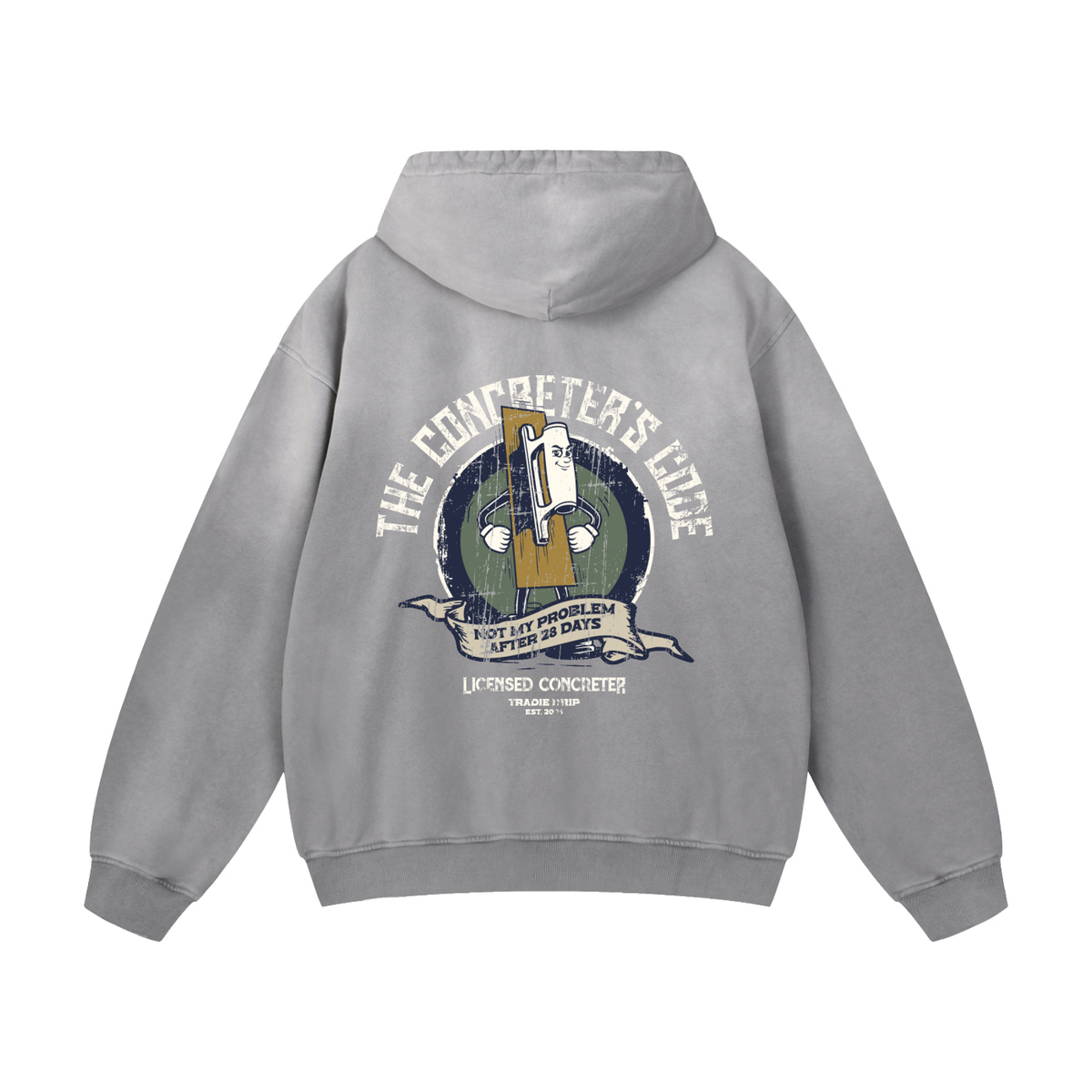 The Concreter's Code Hoodie - Sunfade Edition