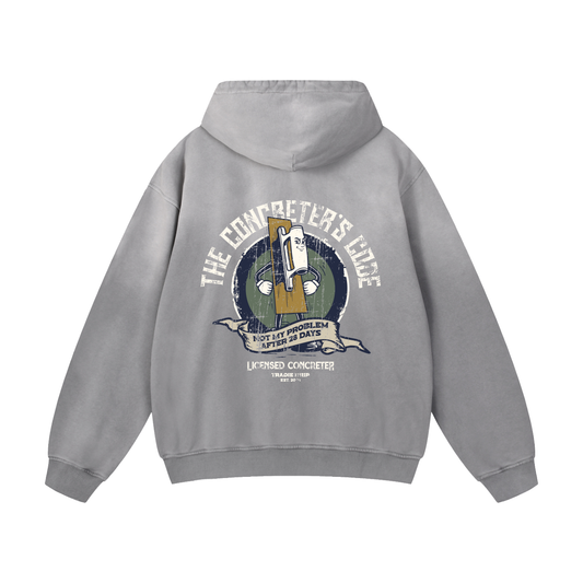 The Concreter's Code Hoodie - Sunfade Edition
