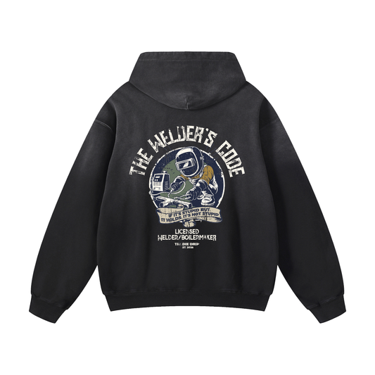 The Welder's Code Hoodie - Sunfade Edition