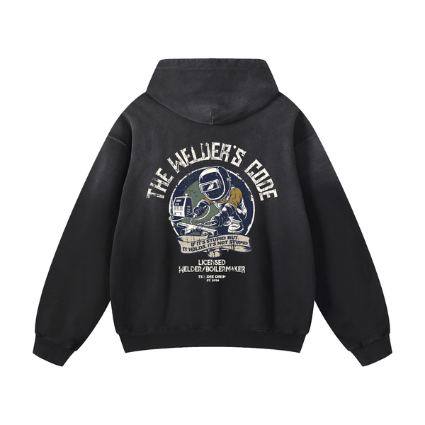 The Welder's Code Hoodie - Sunfade Edition
