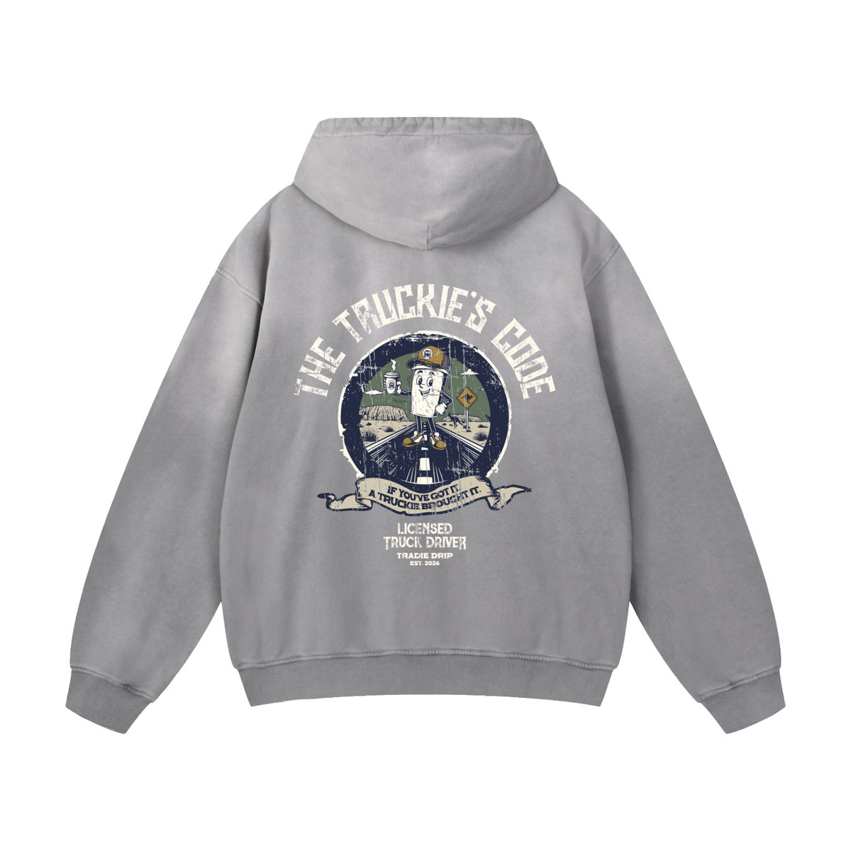 The Truckie's Code Hoodie - Sunfade Edition