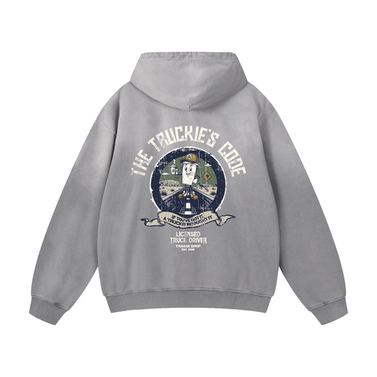 The Truckie's Code Hoodie - Sunfade Edition