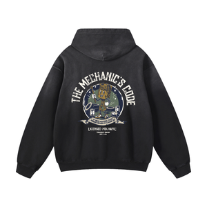 The Mechanic's Code Hoodie - Sunfade Edition