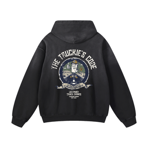 The Truckie's Code Hoodie - Sunfade Edition